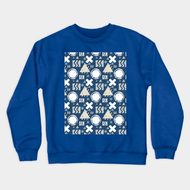 ❆ Winter Geometrix ❆ Vintage Retro Mid Century abstract pattern Crewneck Sweatshirt by Naumovski